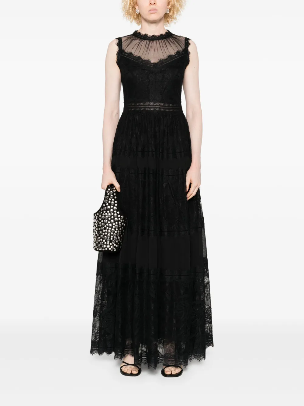 ERMANNO FIRENZE sleeveless dress - Zwart