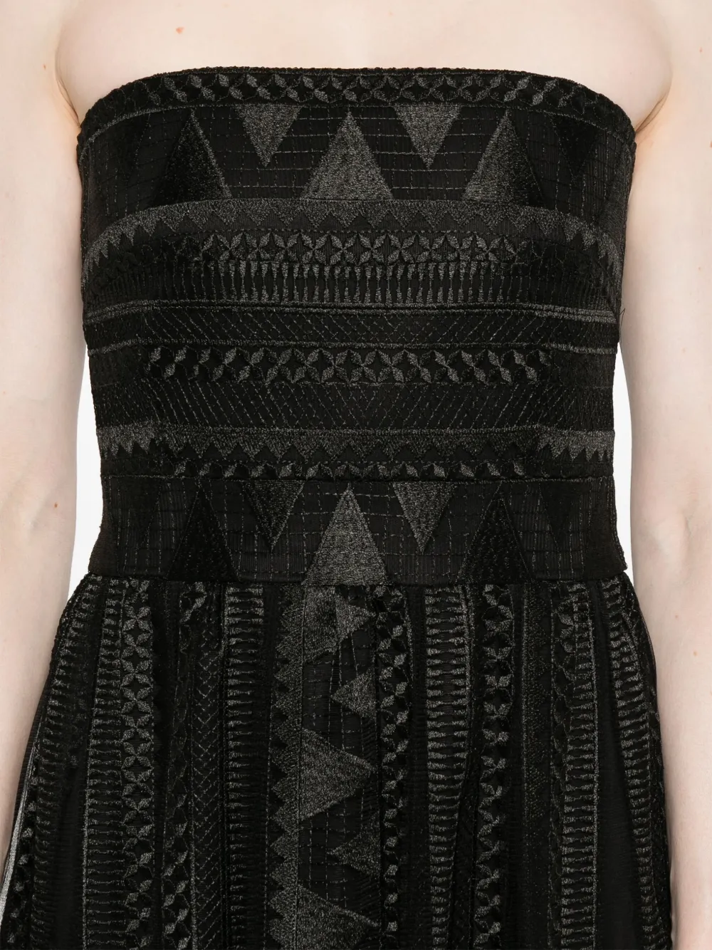 ERMANNO FIRENZE Off-shoulder jurk Zwart