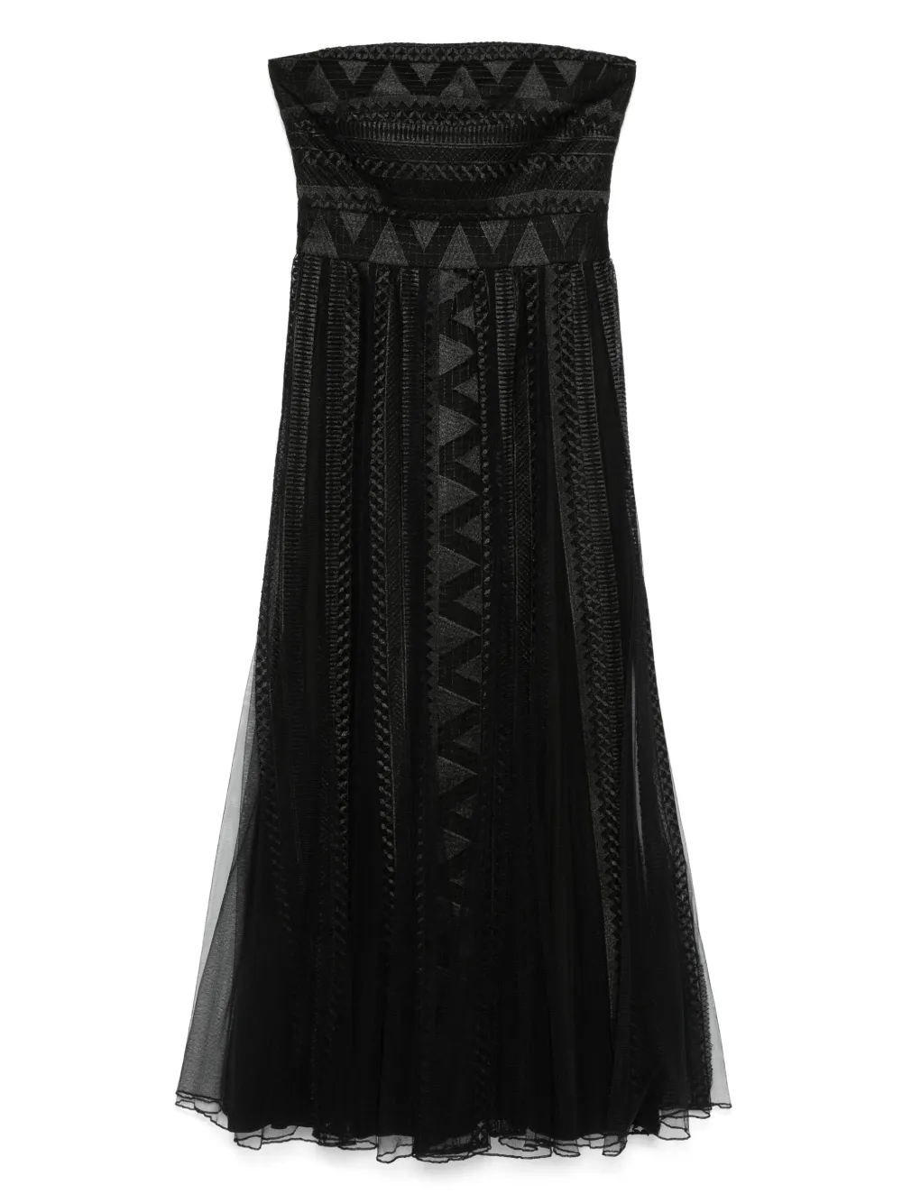 ERMANNO FIRENZE Off-shoulder jurk Zwart