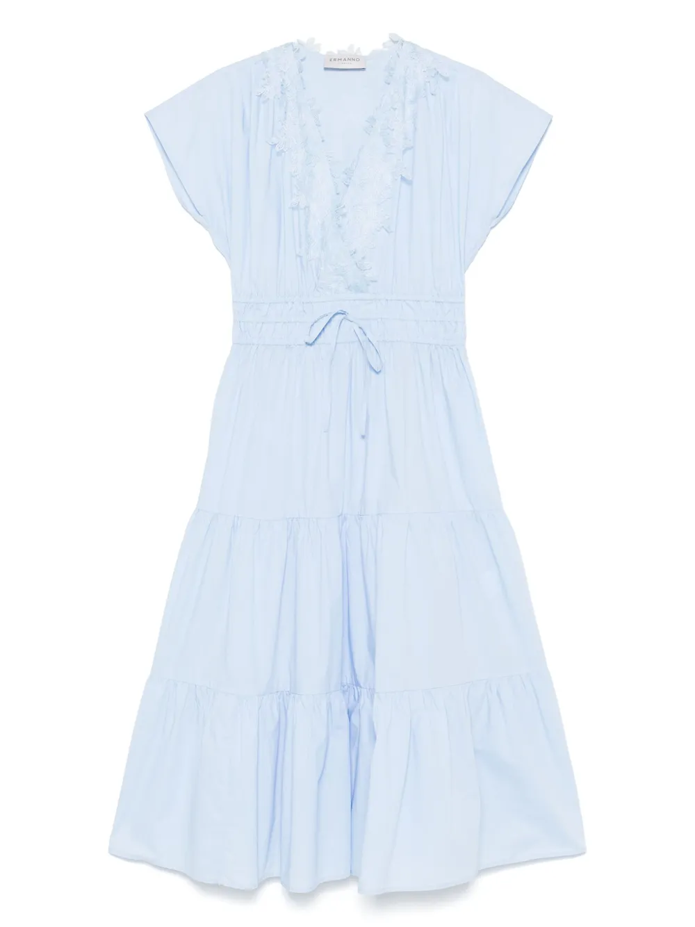 ERMANNO FIRENZE  lace-trim midi dress | Blue | Image 1