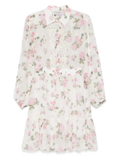 ERMANNO FIRENZE  vestido corto con estampado floral