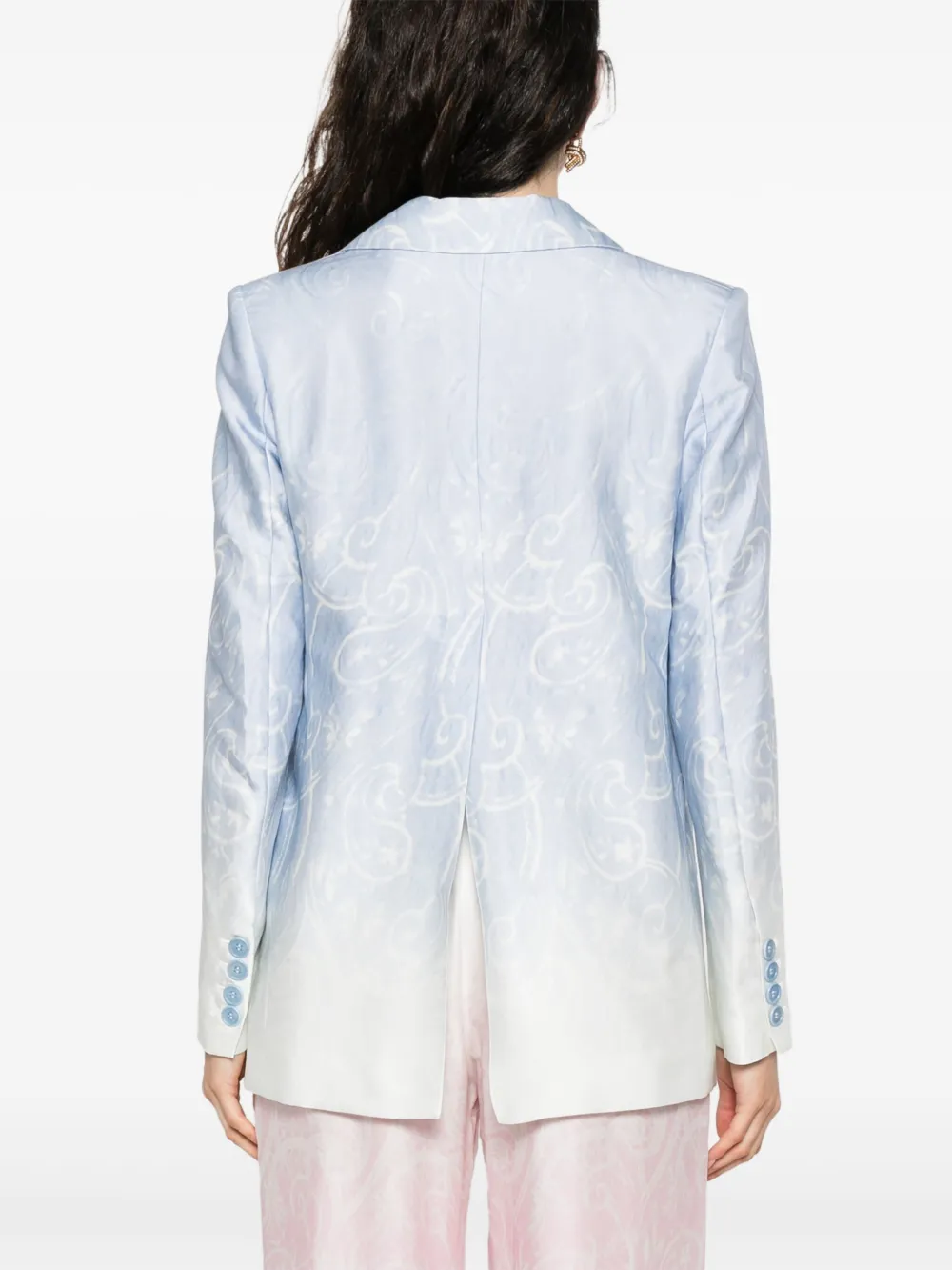 ERMANNO FIRENZE Blazer met ombré-effect Blauw