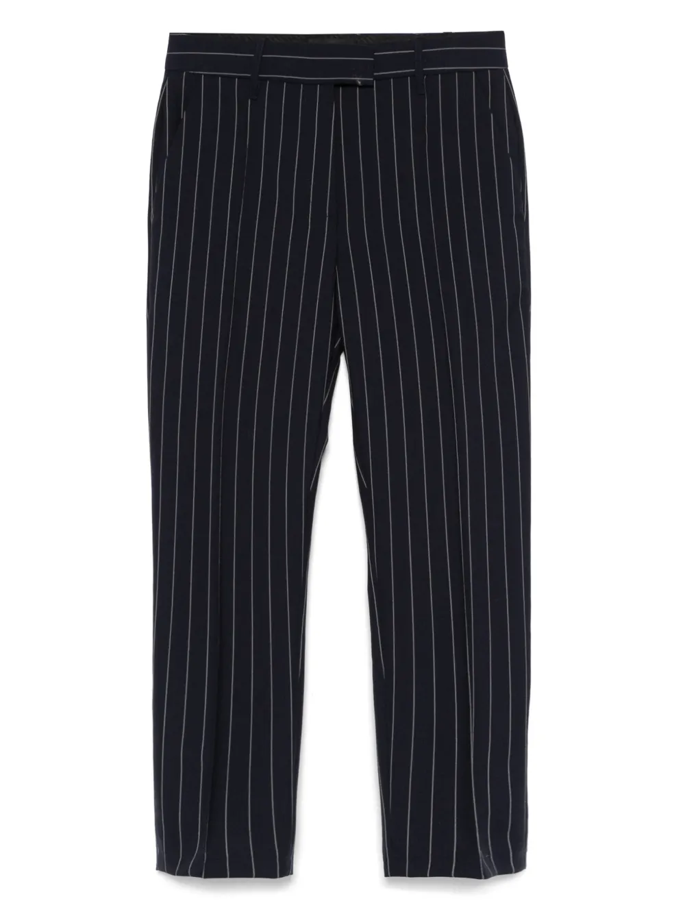 wool straight-leg trousers