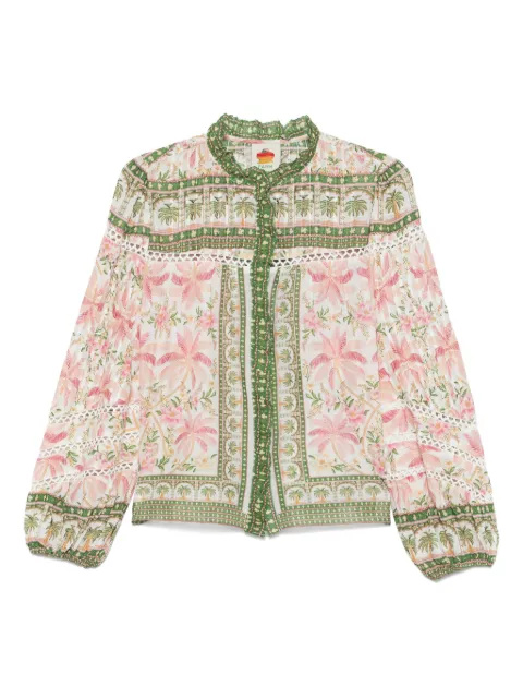 FARM Rio floral-print shirt