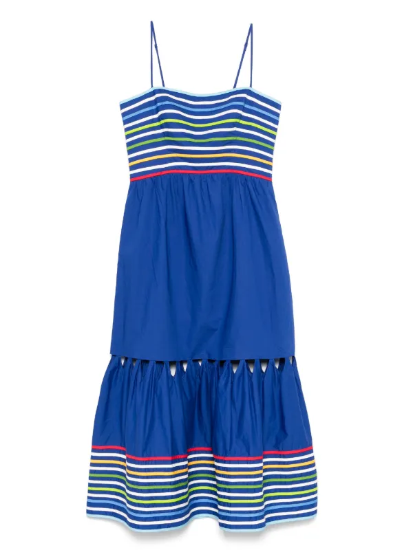 chinese dress ladies FARM Rio Women's Pleated Stripes Dress, Diagonal Stripes Multicolor, XS at  Amazon Women's Clothing store main image 0