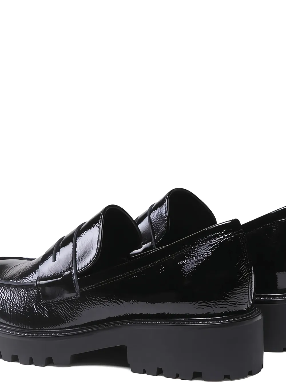 VAGABOND debossed-logo loafers Black
