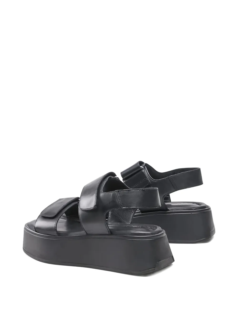 VAGABOND 50mm Courtney double-strap platform sandals Black