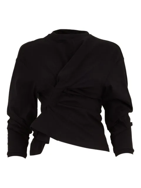A.W.A.K.E. Mode twisted long-sleeve top