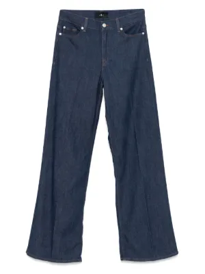 デニム・ジーパン 7 For All Mankind Stretch denim Jasper wide-leg jeans 7 For All Mankind（セブン フォー オール マンカインド