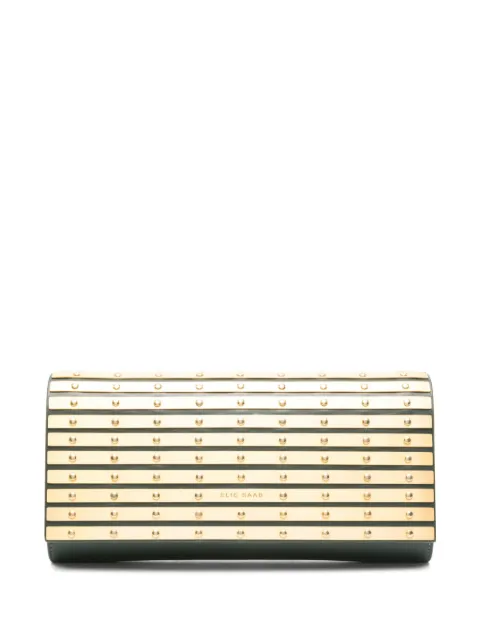 Elie Saab leather clutch bag
