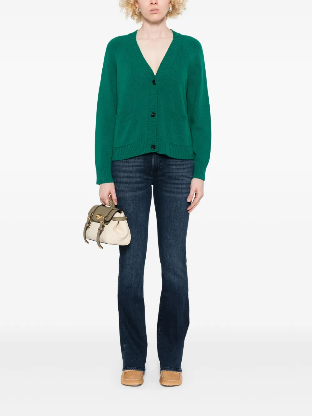 7 For All Mankind Stretch-katoenen jeans - Blauw