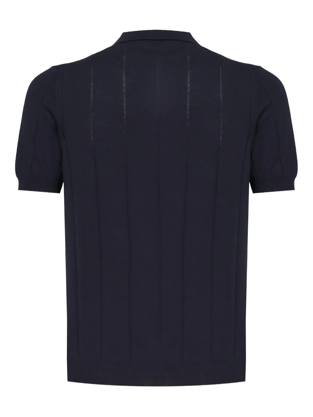 Galiano striped cotton polo shirt - Blauw