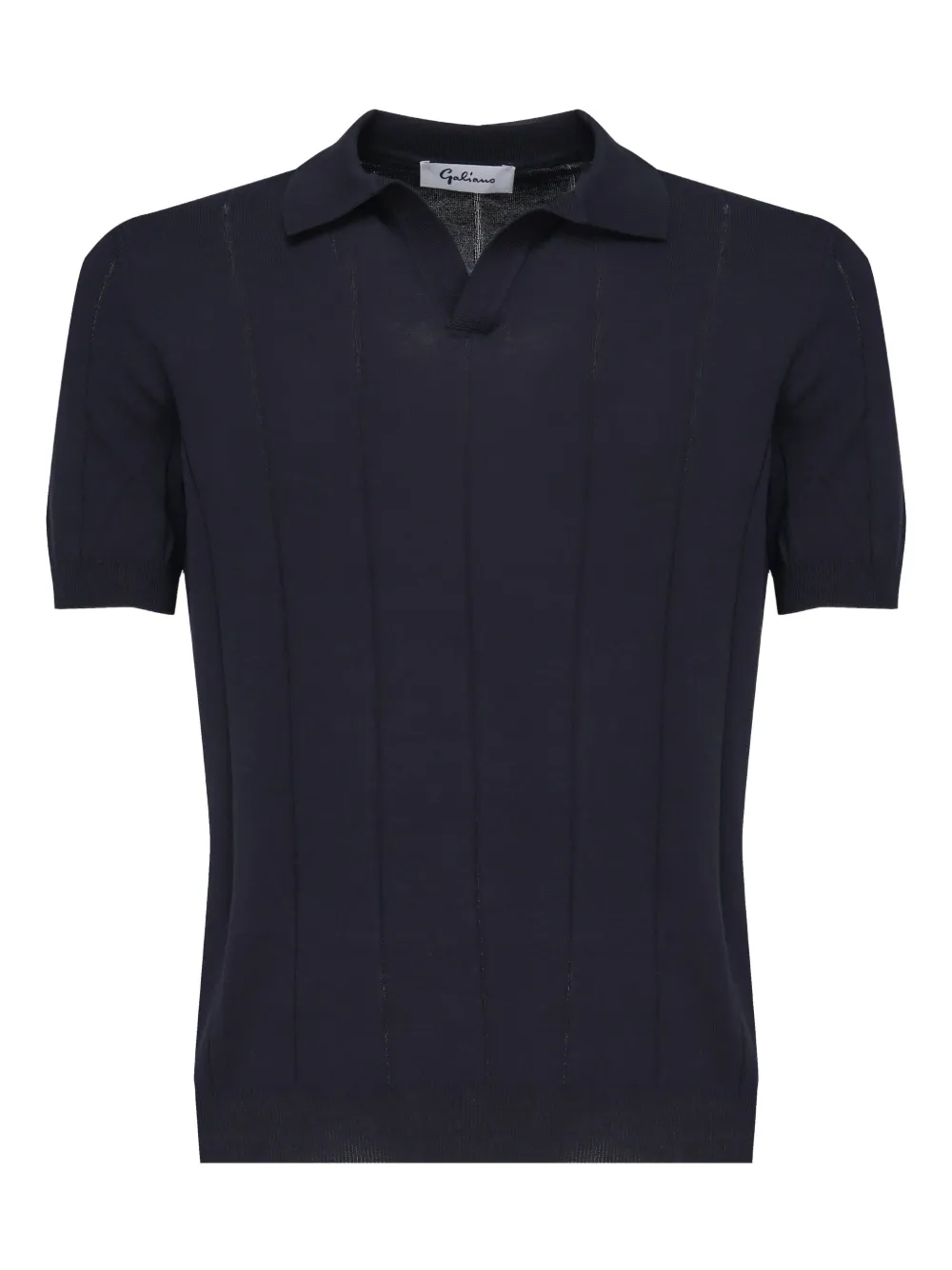 Galiano playera tipo polo con rayas estampadas | azul | Image 1