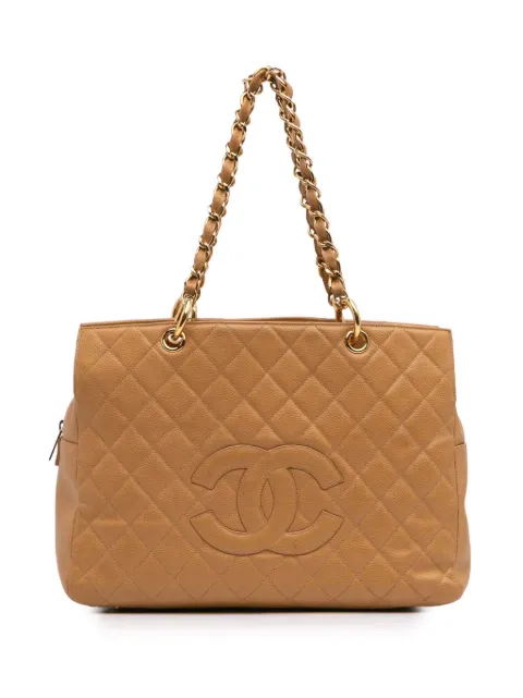 CHANEL Pre-Owned 2002-2003 Grand CC Caviar Timeless tote bag