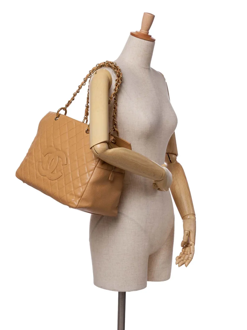 CHANEL Pre-Owned 2002-2003 Grand CC Caviar Timeless tote bag | Pre-Owned | Image 2