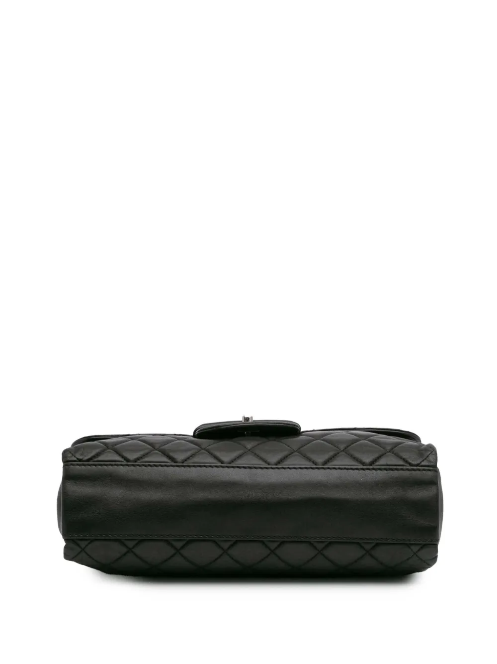 Pre-owned Chanel 2014 Jumbo Quilted Lambskin Coco Loop Flap Crossbody Bag