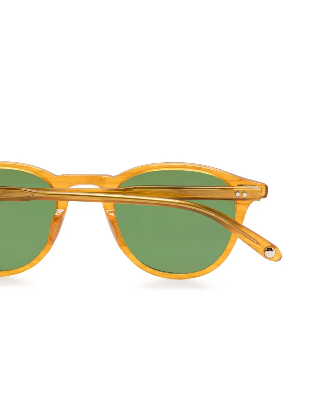 Garrett Leight 2001 Hampton zonnebril Bruin