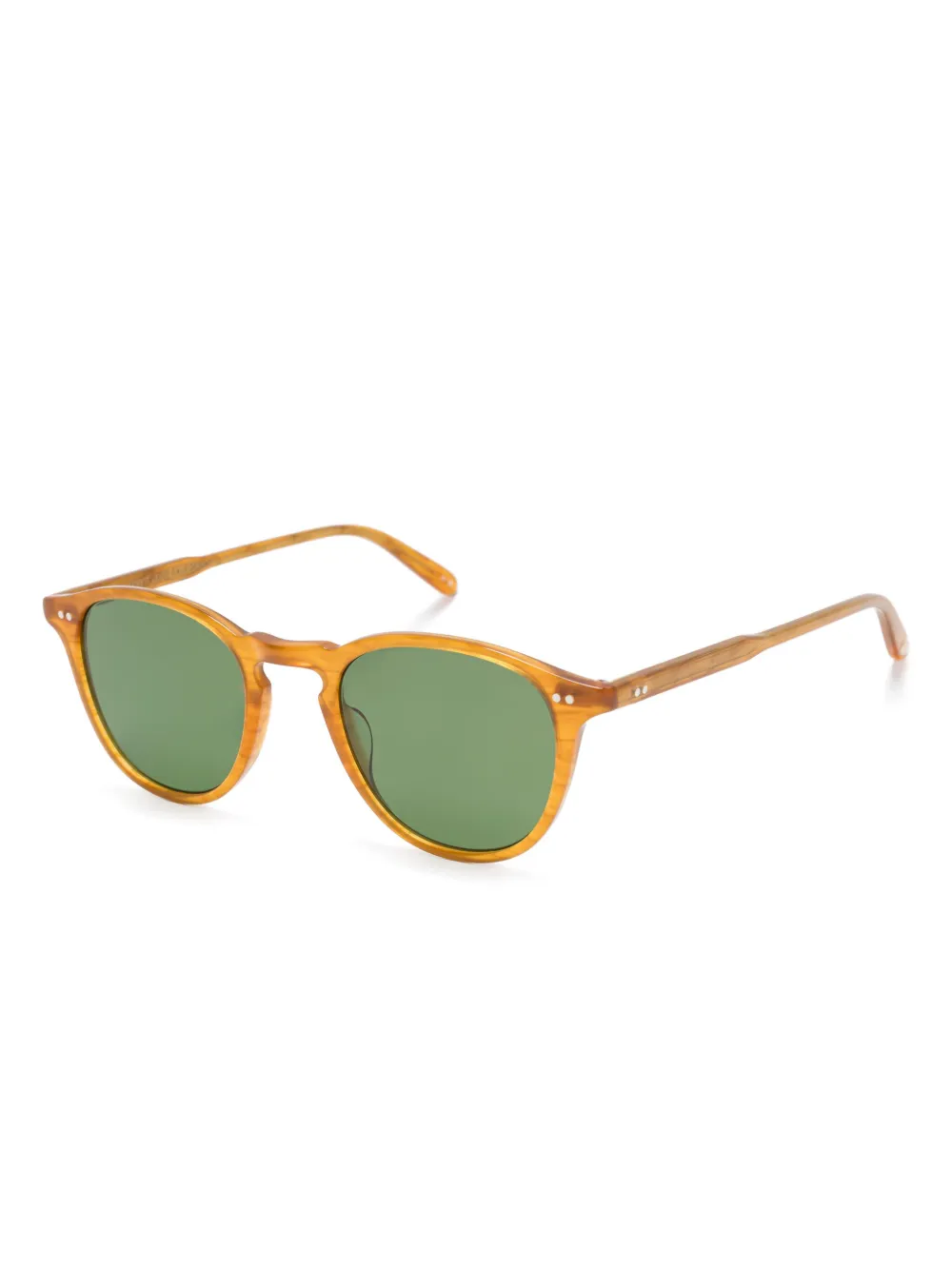 Garrett Leight 2001 Hampton zonnebril Bruin