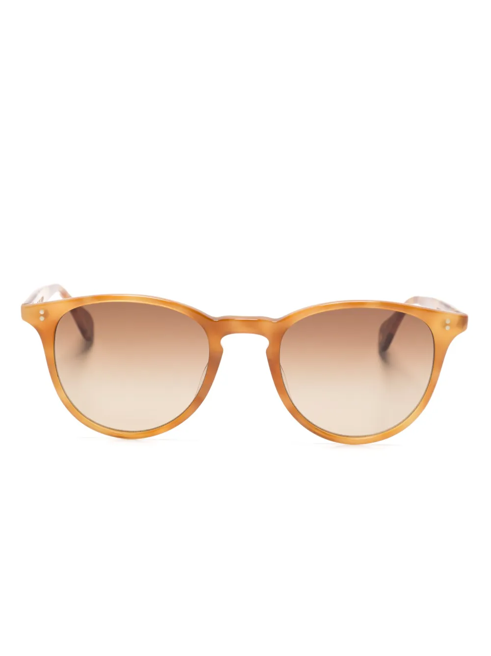 Garrett Leight round-frame sunglasses | Brown | Image 1