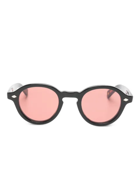 Garrett Leight Bibok Flipper round-frane sunglasses