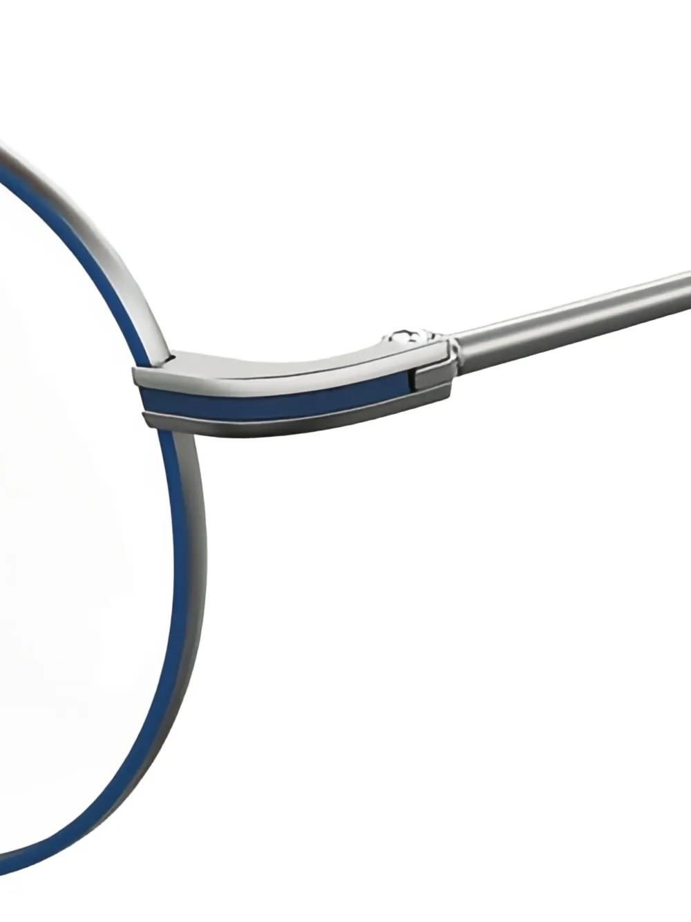  Polaroid Round-frame Glasses - Blue 