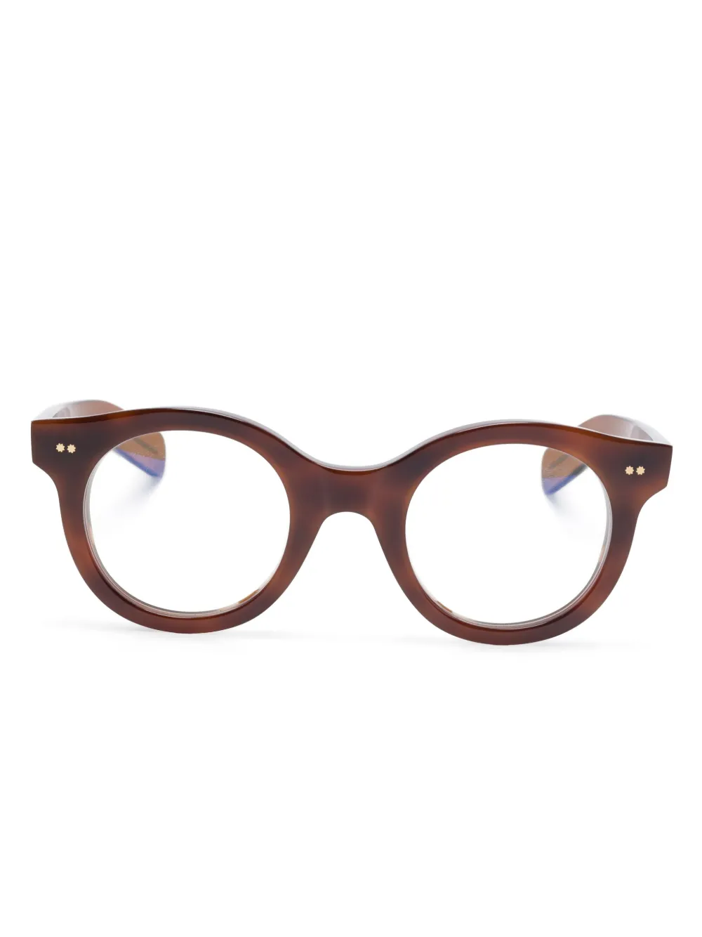 Cutler & Gross round-frame glasses | Brown | Image 1