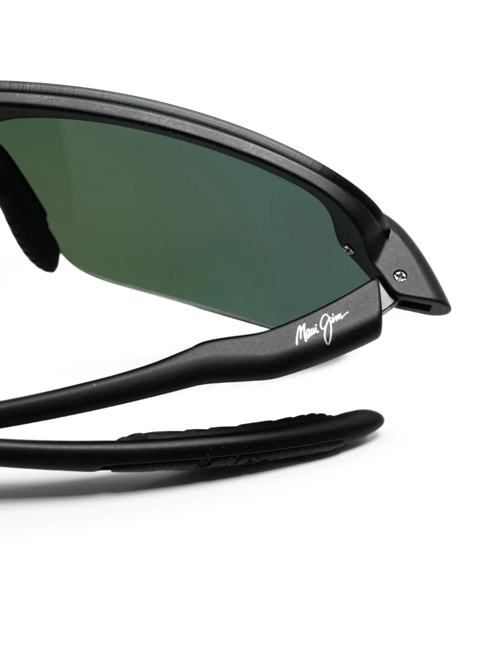 Maui Jim Palulu zonnebril met rechthoekig montuur Zwart