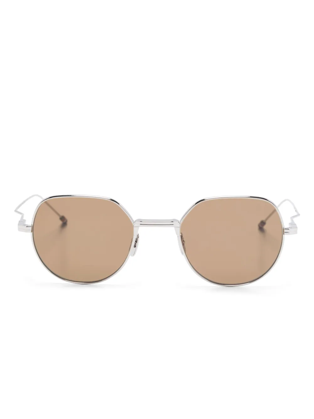 Thom Browne round-frame sunglasses | Silver | Image 1