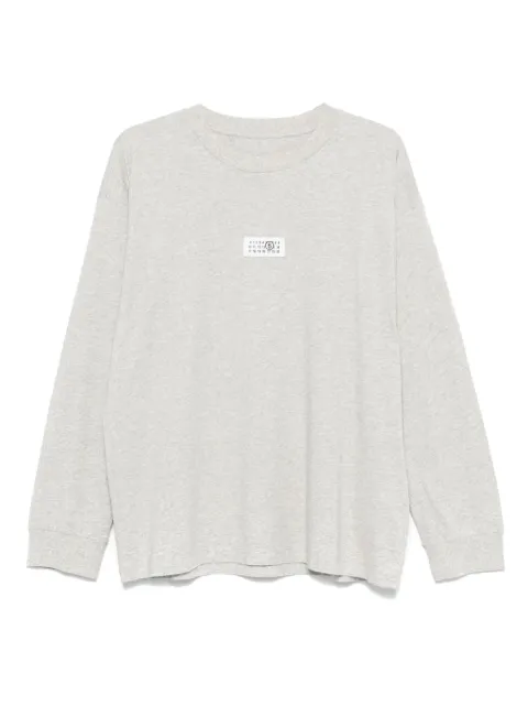 MM6 Maison Margiela numbers-appliqué T-shirt