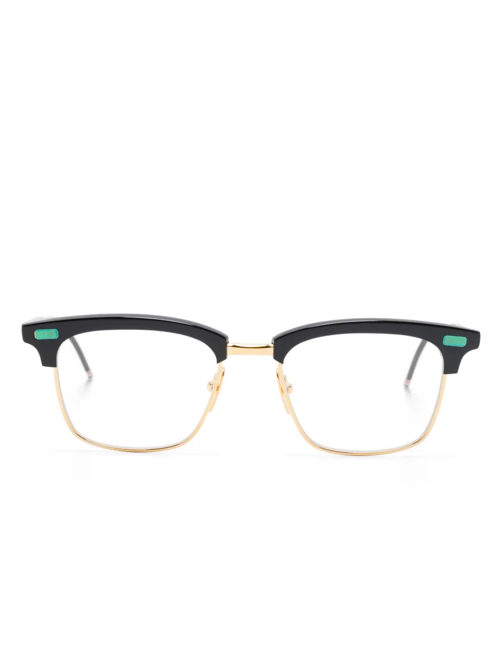 Thom Browne Eyewear square-frame glasses | Black | Image 1