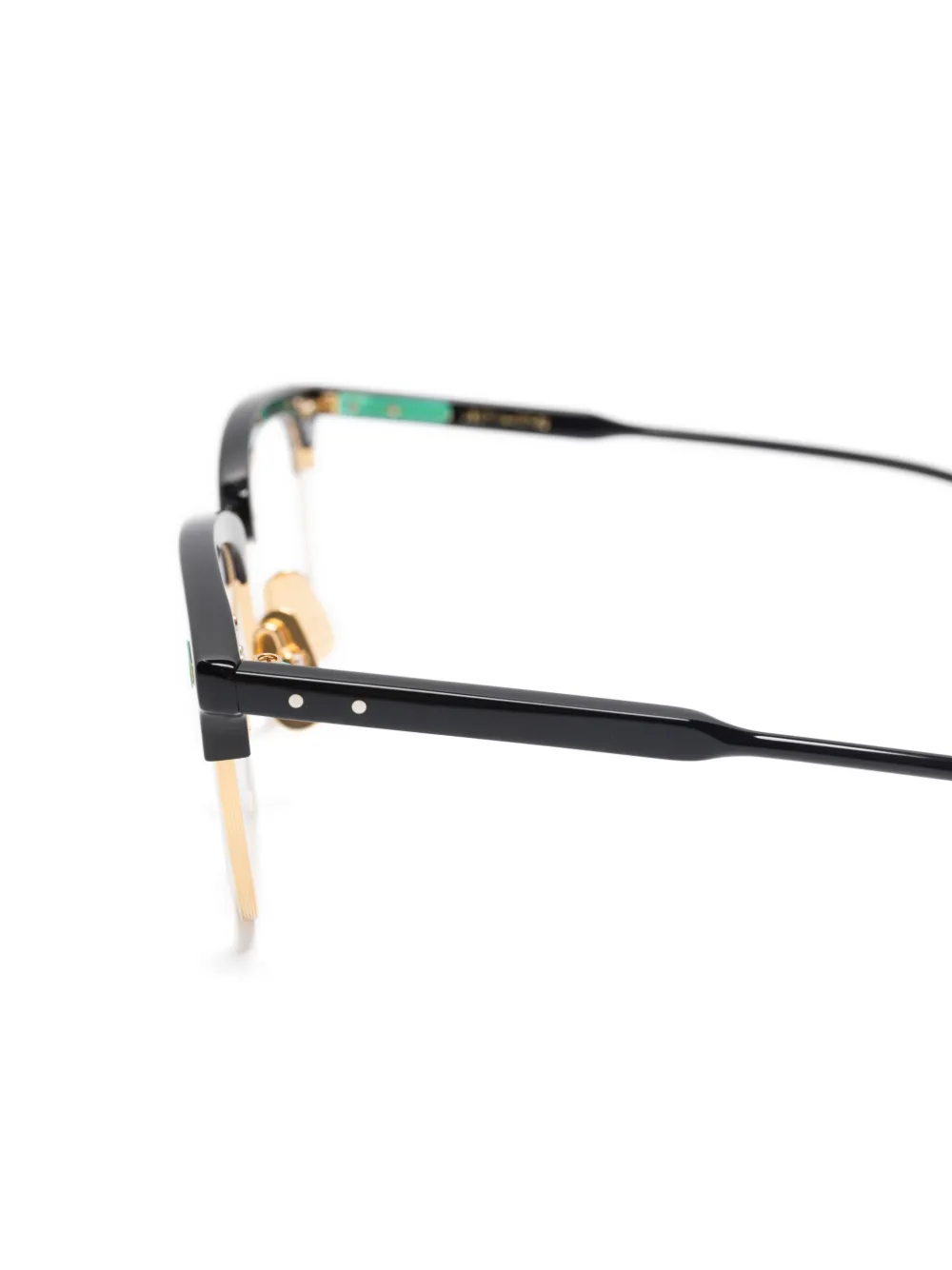 Thom Browne Eyewear Bril met vierkant montuur Zwart