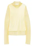 Sportmax rhinestone-embellished top - Yellow