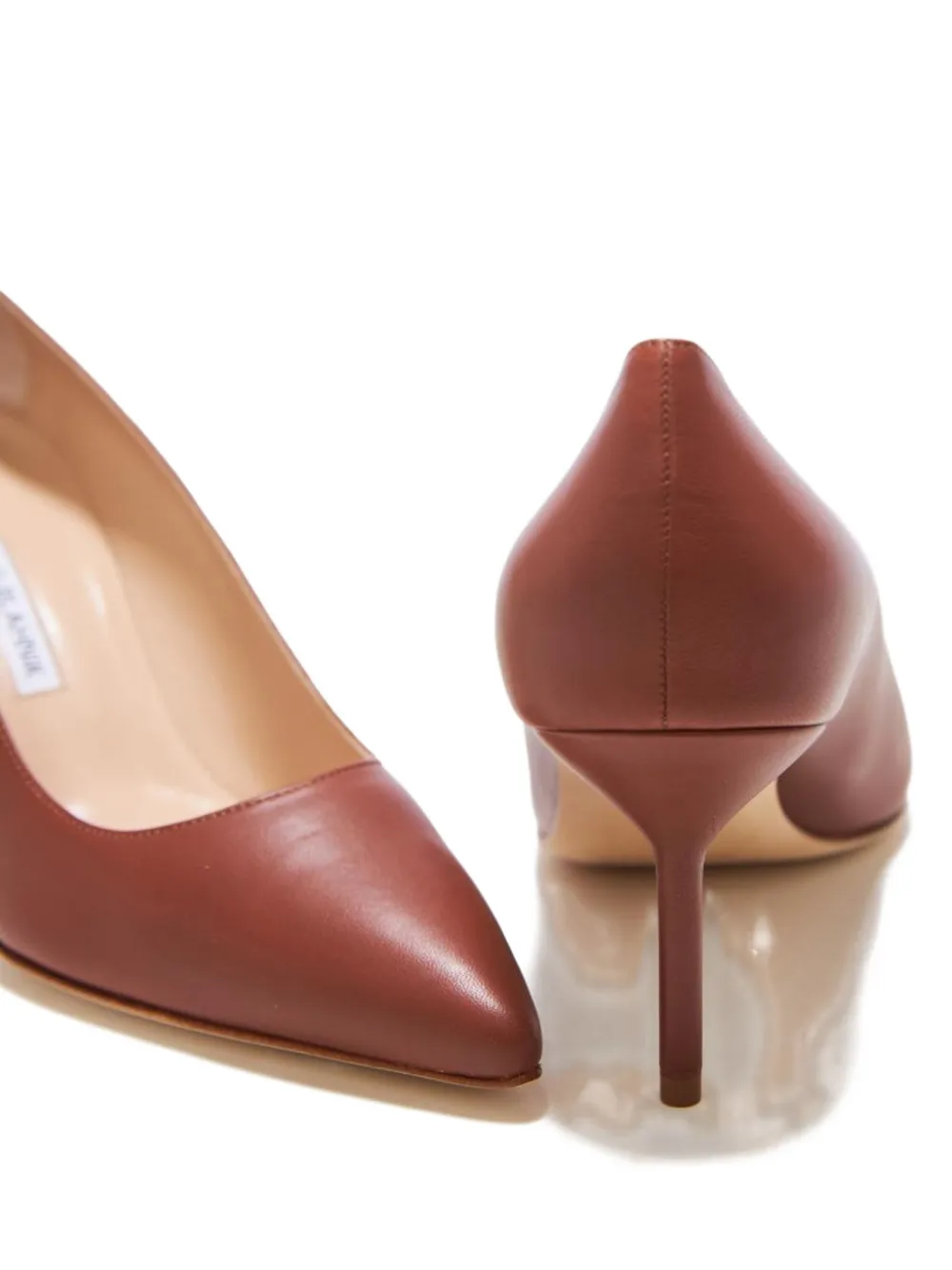 Manolo Blahnik 70mm Classic 70 pointed-toe stiletto pumps Brown