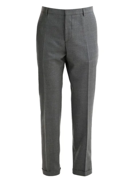 Prada cuffed-hem wool trousers