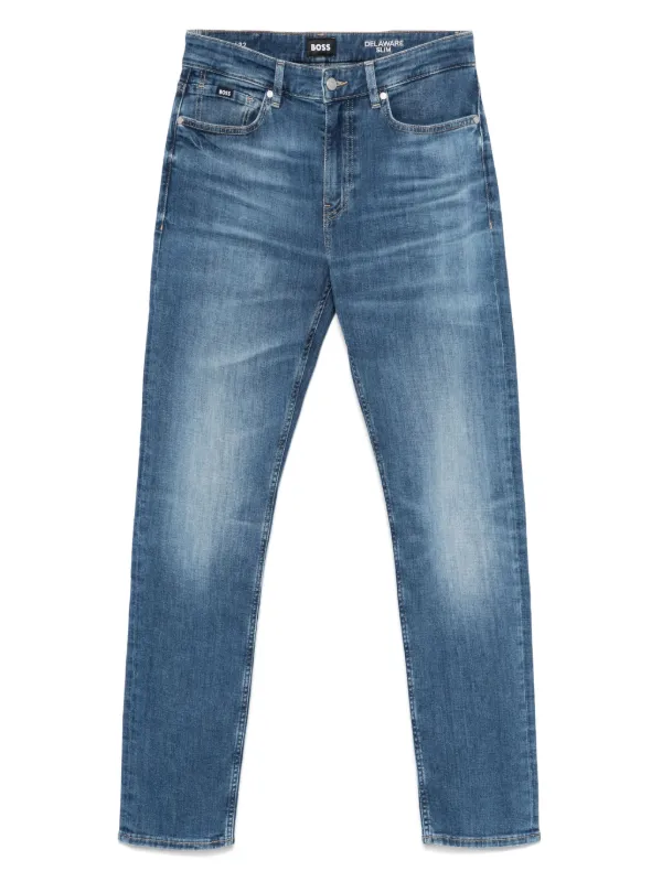 BOSS ストレッチコットン ジーンズ | ブルー | FARFETCH JP
