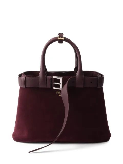 Prada medium Buckle leather tote bag