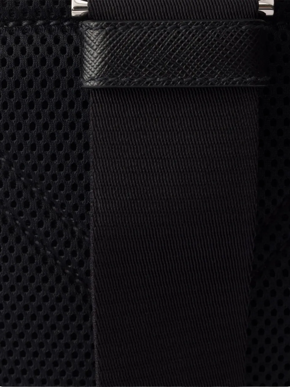 Prada Re-Nylon padded woven backpack Groen