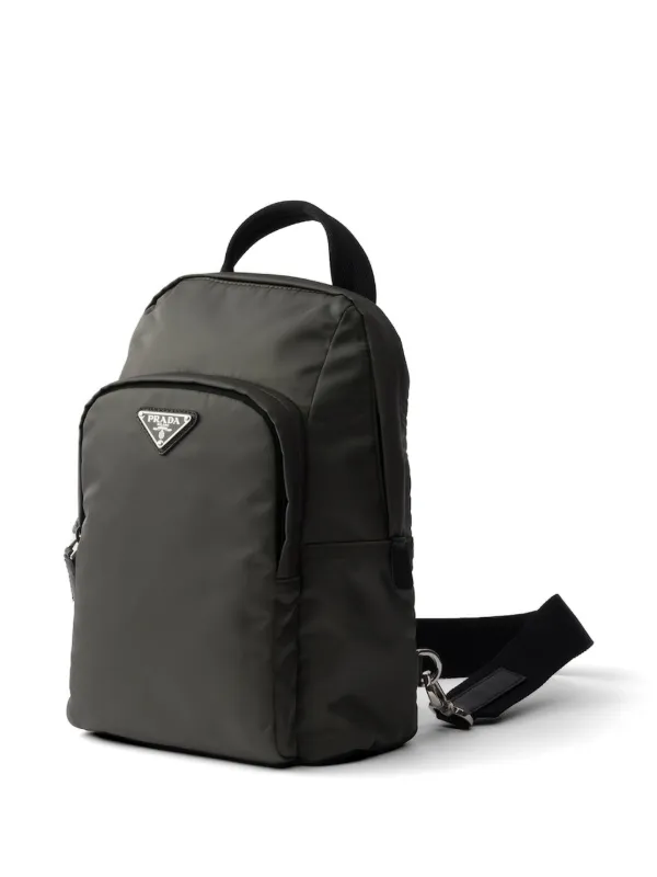 Prada Triangle Logo Nylon Backpack Prada Men main image 4