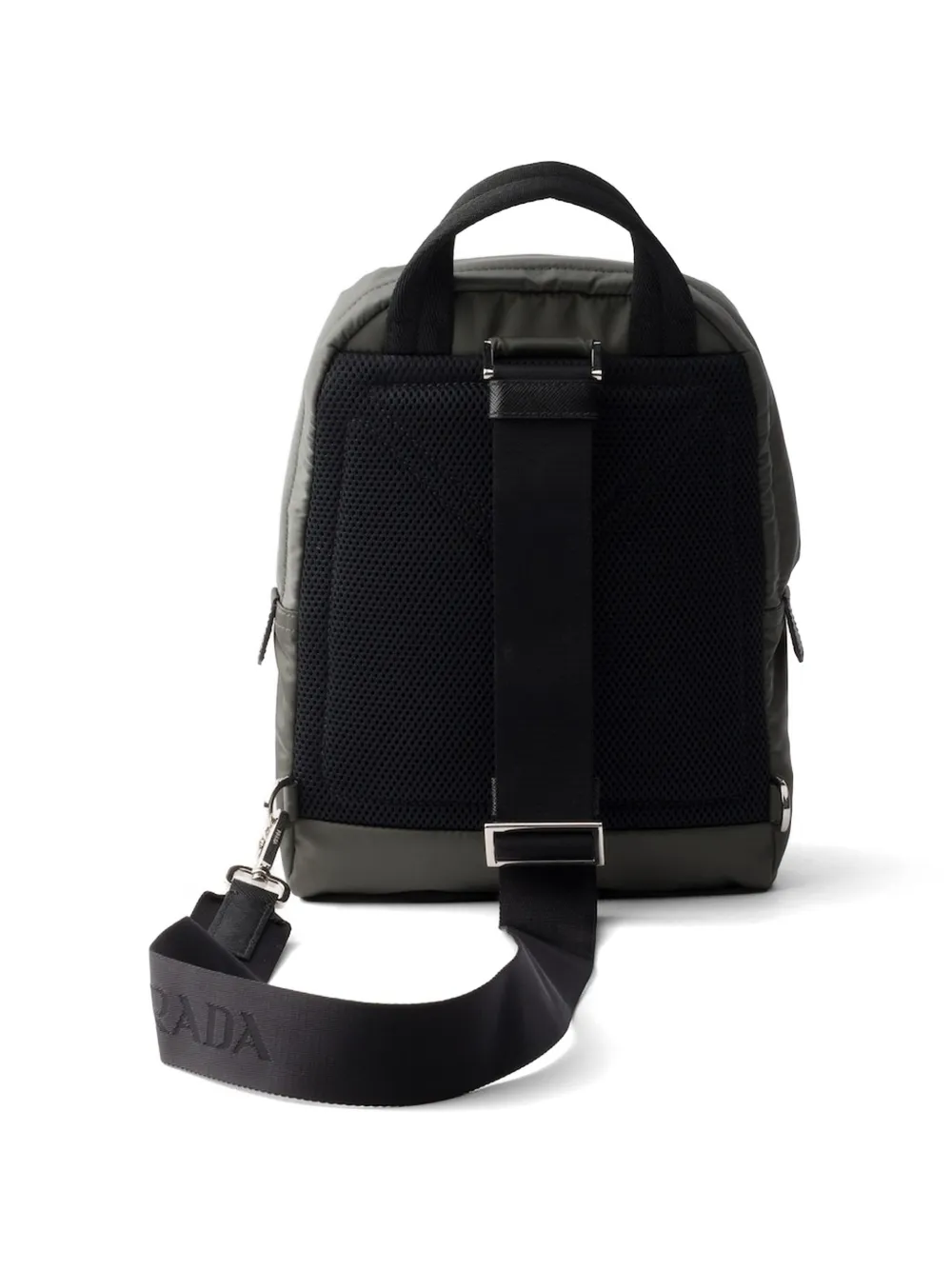 Prada triangle-logo Backpack | Green | FARFETCH ZA
