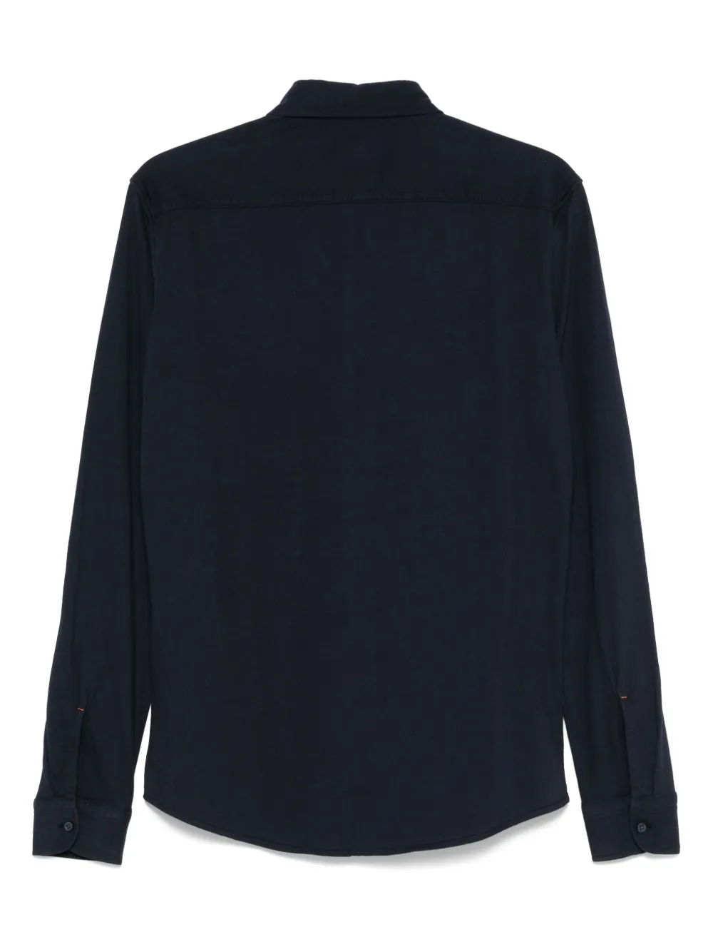 BOSS Overhemd met geborduurd logo - Blauw