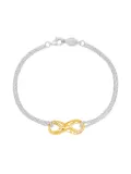 DOWER AND HALL Entwined Infinity two-tone bracelet - Gold
