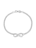 DOWER AND HALL Entwined Infinity double-chain bracelet - Silver