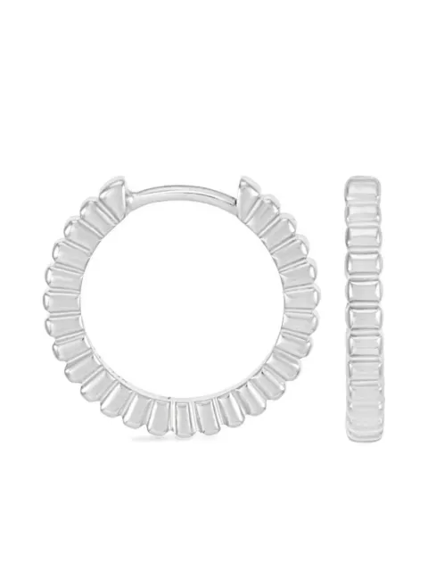 DOWER AND HALL Humbug huggie hoops
