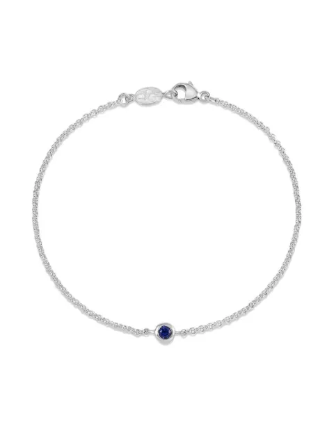 DOWER AND HALL Dewdrop sapphire chain bracelet
