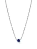 DOWER AND HALL round-dewdop sapphire pendant necklace - Silver