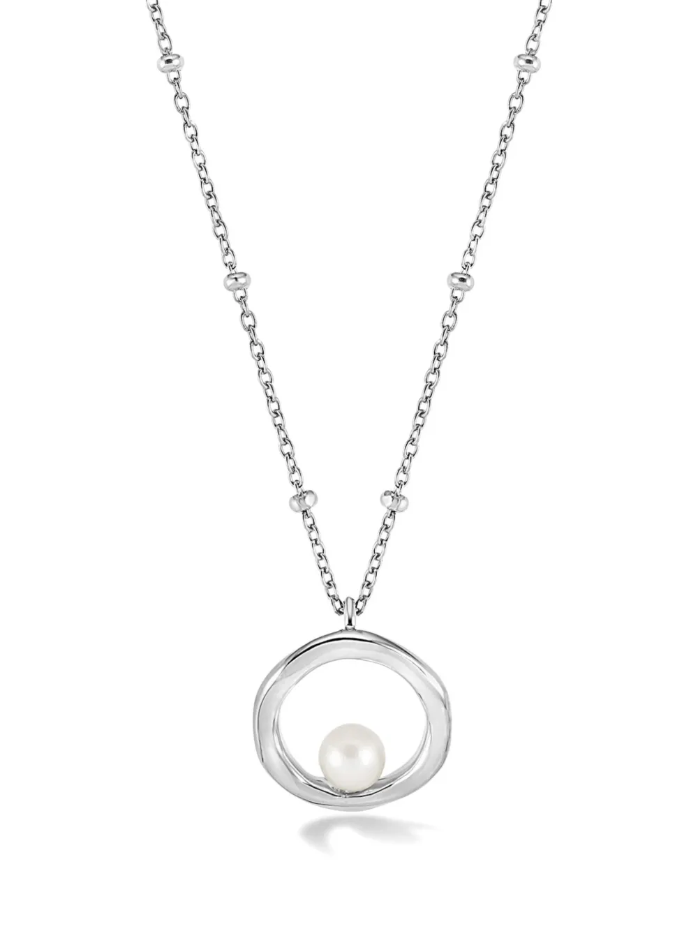 Dower & Hall Open-circle Pearl Necklace