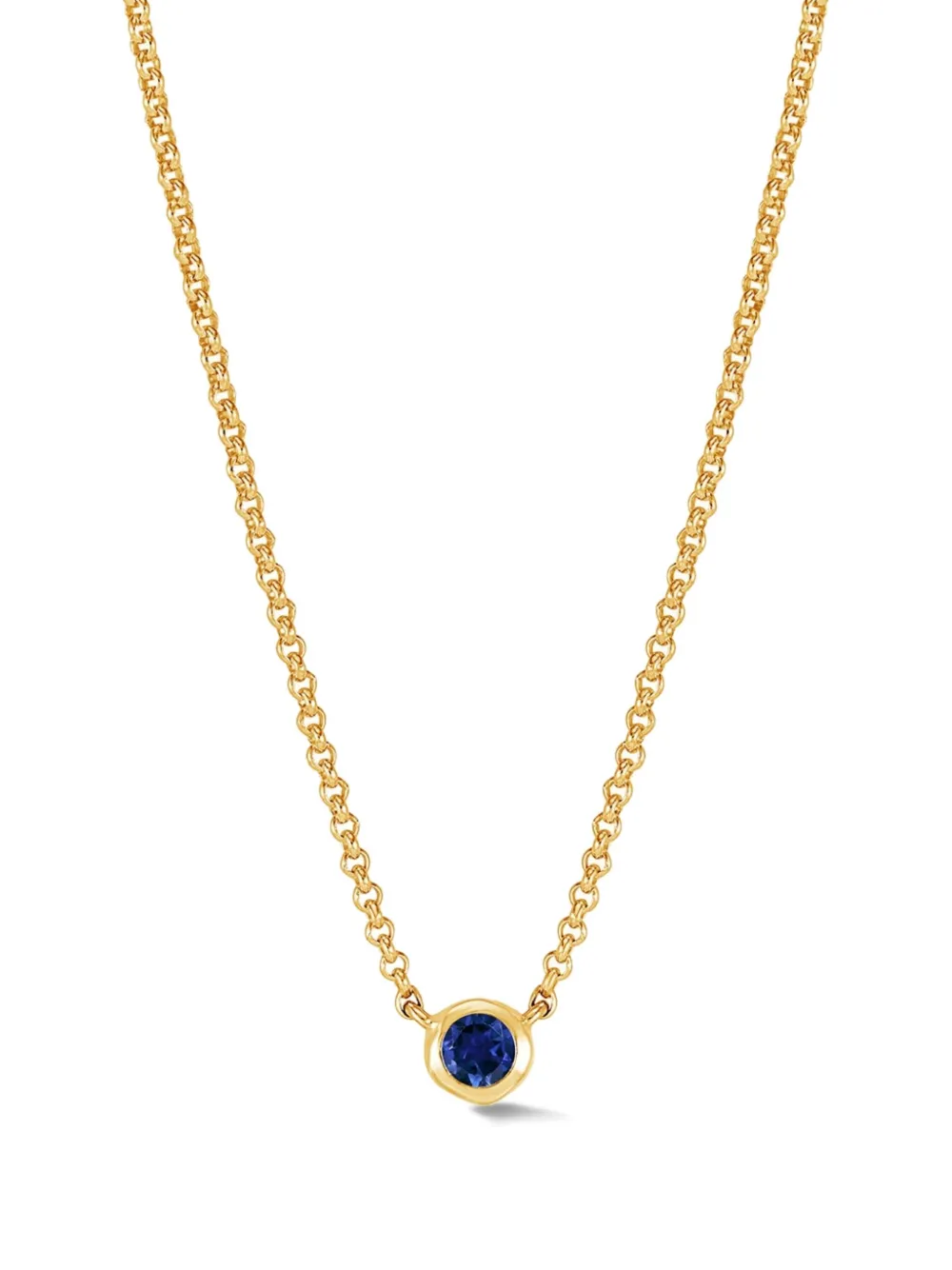 DOWER AND HALL Collana Dewdrop con zaffiro | oro | Image 1