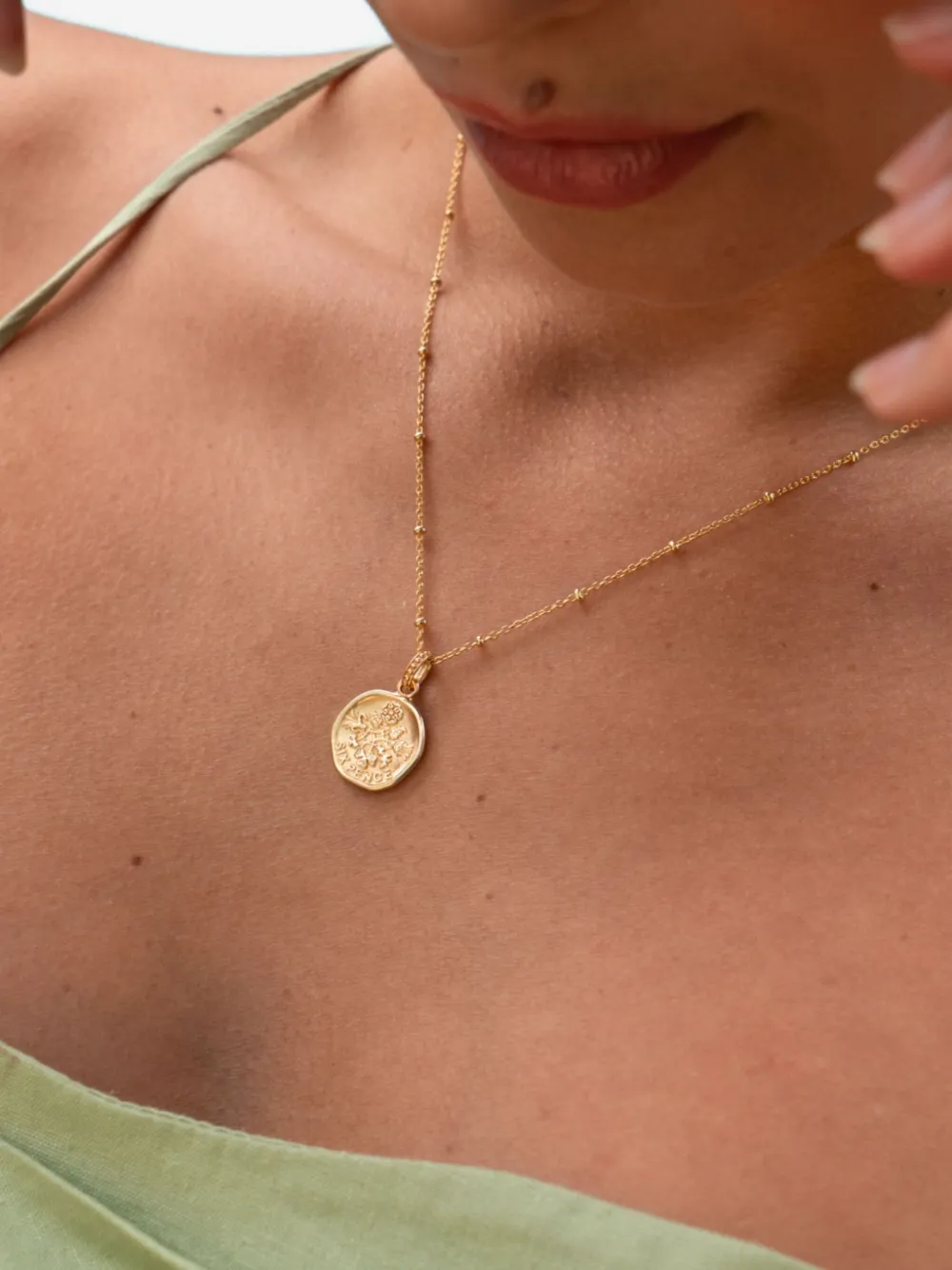 DOWER AND HALL Lucky Sixpence necklace | Image 2