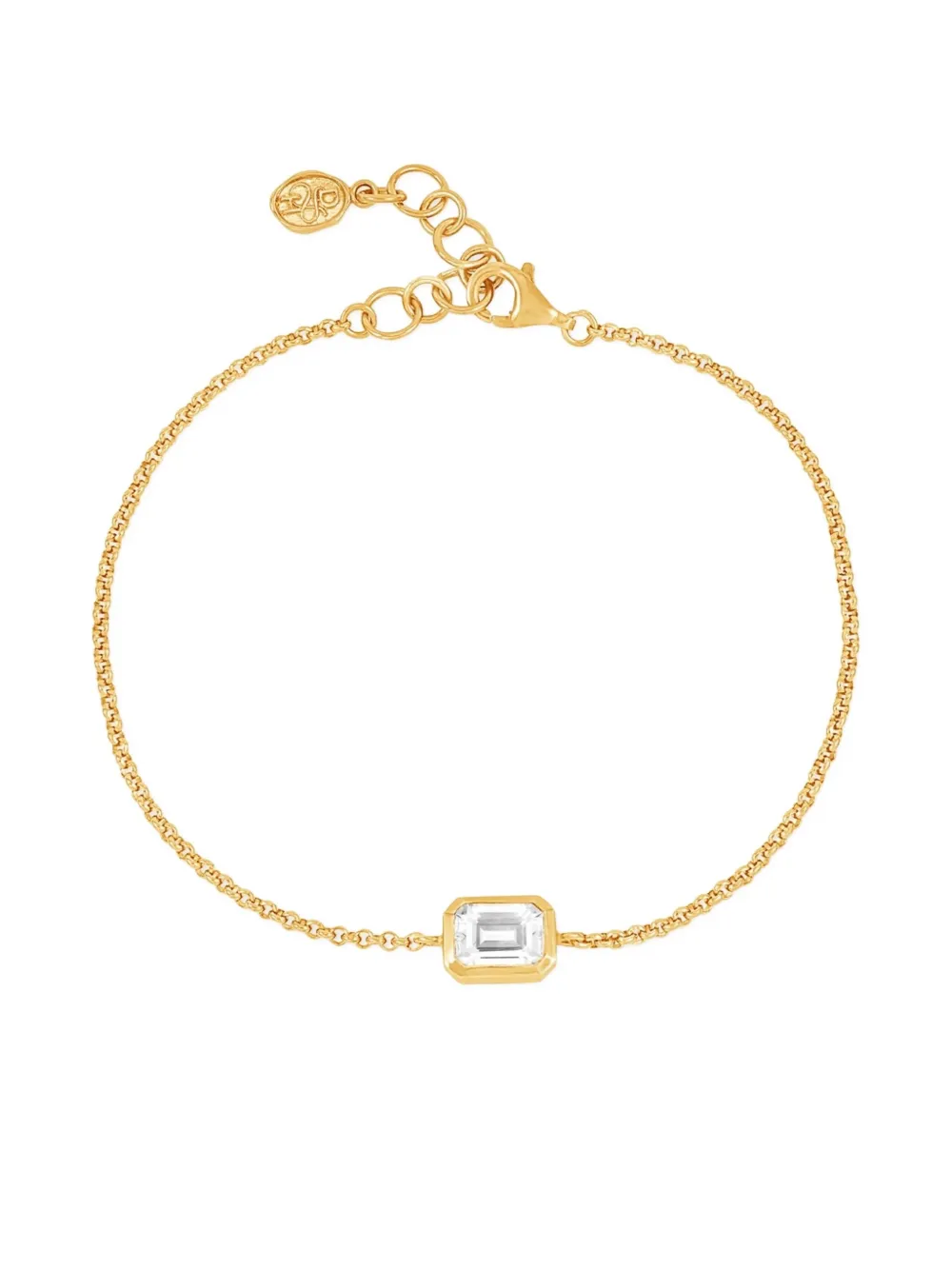Dower & Hall Octagon-topaz Chain Bracelet