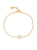 DOWER AND HALL octagon-topaz chain bracelet - Gold